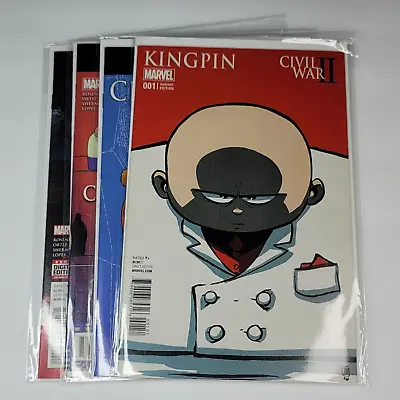 Marvel Comics Lot Of 4 CIVIL WAR 2 II: KINGPIN New Age Bagged And Boarded • $19.99