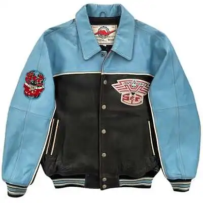 Vintage Avirex Leather Varsity Jacket The Holy Grail • $280