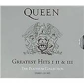 £7 • Buy Queen : Greatest Hits I II & III: The Platinum Collection CD 3 Discs (2000)