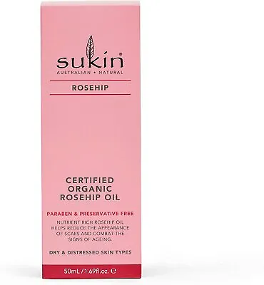 £14.99 • Buy Sukin Certified Organic Rosehip Oil, 50ml