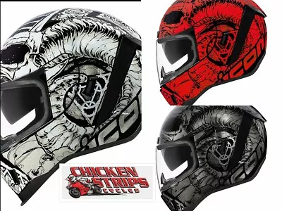 New Icon Airform Sacrosanct Motorcycle Helmet  Stree Stunt Race • $225