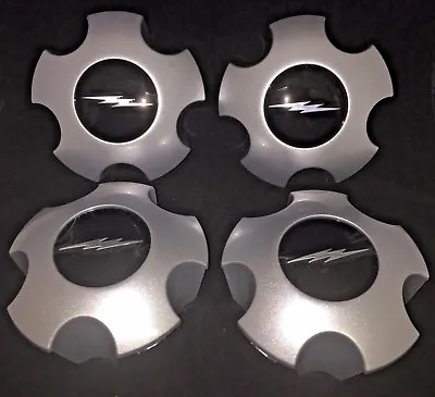 1997-2004 FORD F-150 F150 LIGHTNING Wheel Center Hub Cap SET SILVER • $96.34