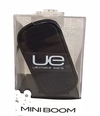 Logitech UE Mini Boom Wireless Speaker 50FT/10 Hours Battery Life Black NEW IOB • $99.50