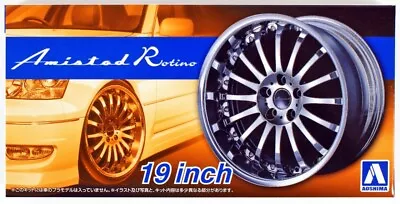 Aoshima 1/24 AMISTAD Rotino 19inch Model Car Wheels • $12.30