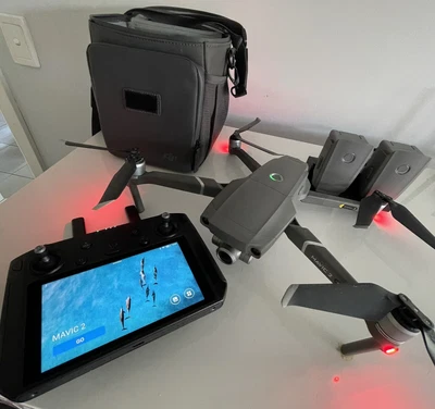 $1700 • Buy DJI Mavic 2 Pro Zoom | DJI Smart Controller | Shoulder Bag | 2 Spare Batteries