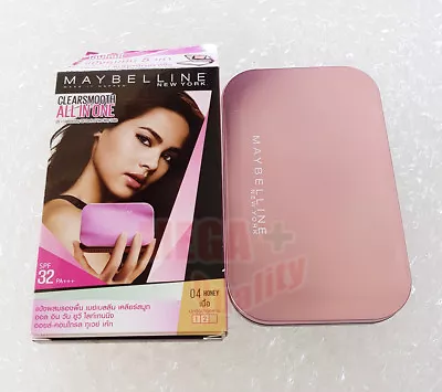 MAYBELLINE NEW YORK Clear Smooth All In One Shine Free Cake Face Powder Honey 9g • £15.66