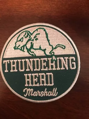 Marshall University Thundering Herd Vintage Embroidered Iron On Patch  3  • $3.99