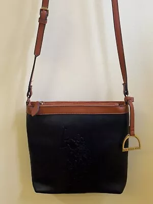 Leather Crossbody Purse US Polo Assn. Vintage Bag • $17.95