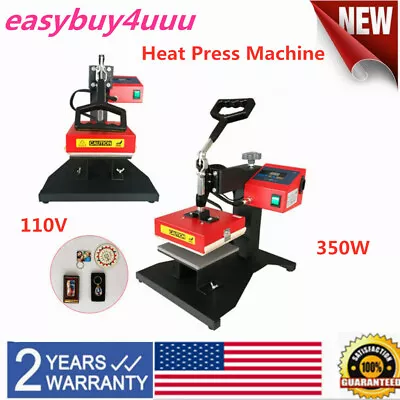 Sublimation T-Shirt Heat Press Machine Hot Digital Transfer Printing Machine US • $100.70