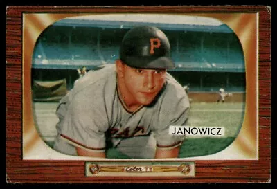 1955 Bowman Set-Break #114 Vic Janowicz Pittsburgh Pirates • $3.99