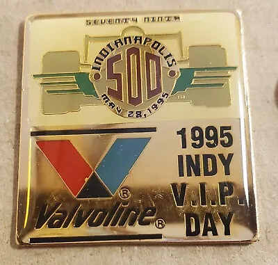 1995 Indy 500 Valvoline Version Indianapolis Indycar Cart Racing Event Hat Pin • $11.82