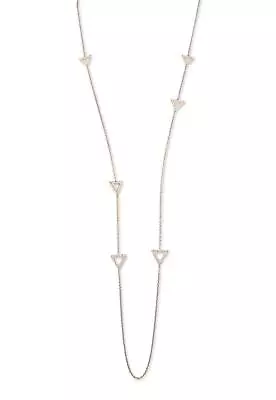 Nadri 302070 Women's Long Station Necklace Gold- Triangle One Size • $96