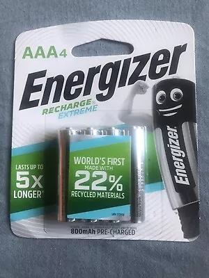 Energizer  AAA Rechargeable Batteries - 4 Pack • $14.75