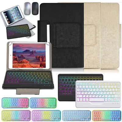 Bluetooth Keyboard Leather Case Mouse Fits For ACER ACTAB1021 10  Inch Tablet • £24.99