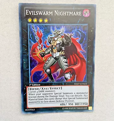 Yugioh Evilswarm Nightmare Card Ha07-en023 First Edition • $3.75