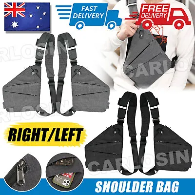 Waterproof Bag Personal Anti Theft Shoulder Man Pocket Portable Chest Travel AU • $11.95