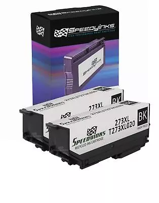 2pk Remanufactured High Yield Black Ink For Epson T273XL 273XL (T273XL020) • $9.99