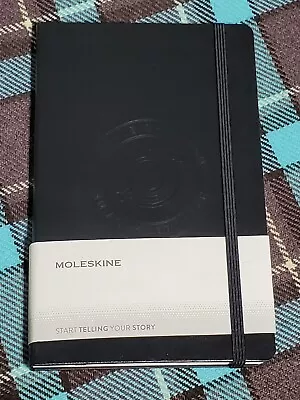 Moleskine Hard Cover Ruled Notebook 5 1/4 X 8 1/4 • $12