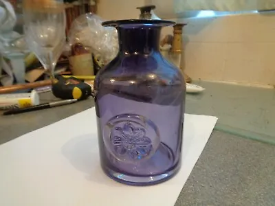 Vintage Purple Anemone Daisy Vase 5  High • £18