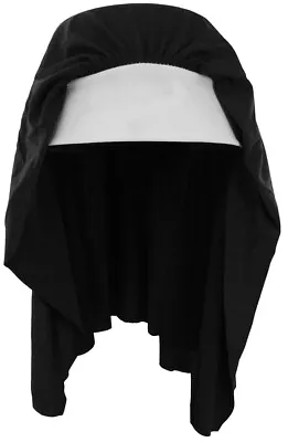 Catholic Nun Headpiece Hat Habit Headband Headpiece Costume Accessory Veil • $13.21