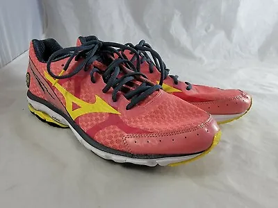Mizuno Wave Rider 17 Pink Running Shoes Women’s Size 11W Athletic J1GD140347 • $17.88