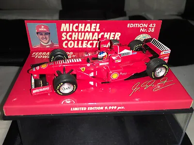 1:43 Minichamps Schumacher Ferrari F300 1998 'Tower Wings' MSC #38 9999pcs • £44.99