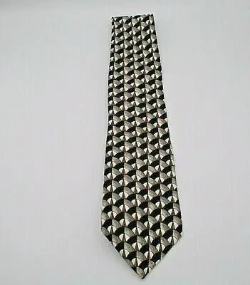 Martin Wong Men's Necktie Multicolor Geometric Pattern Silk 58  X 3.75  • $2.49