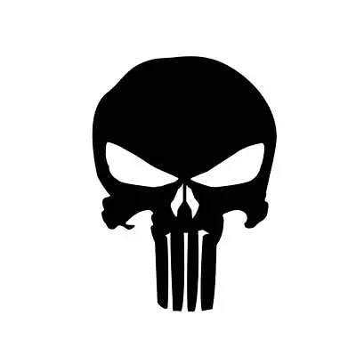 Punisher Decal ALL SIZES Punisher Sticker Choose Color • $4.50
