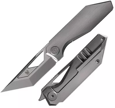 Cavol Shimo Folding Knife 2.5  Ceramic Bohler M390 Steel Blade Titanium Handle • $218