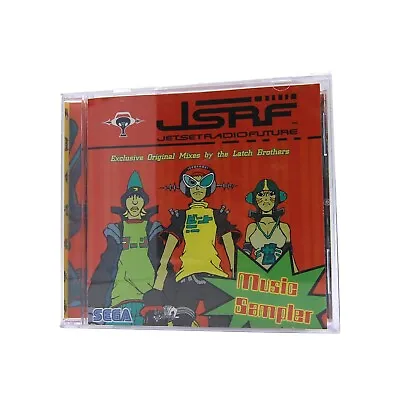Jet Set Radio Future Music Sampler (CD) CASE ONLY - Video Game Soundtrack Case • $45