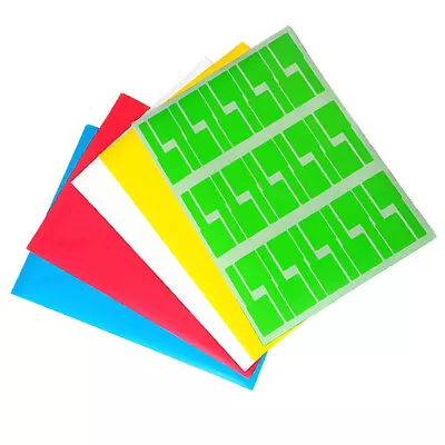  15 Sheets Identification Markers Tags Self-adhesive Labels Stickers • £11.28