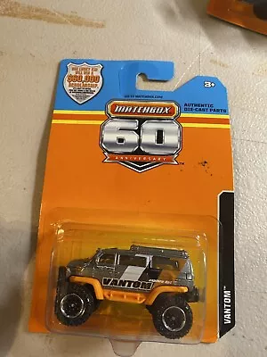 MATCHBOX 60th ANNIVERSARY VANTOM  ORANGE. NEW !! • $10