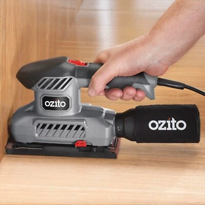 Electric Corded Finishing Orbital Sander 150W 1/3 Sheet Timber Surface Sander AU • $82.75