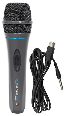 Technical Pro MK75 Karaoke DJ Wired Microphone Mic W/ 10 Ft. XLR To 1/4  Cable • $12.90