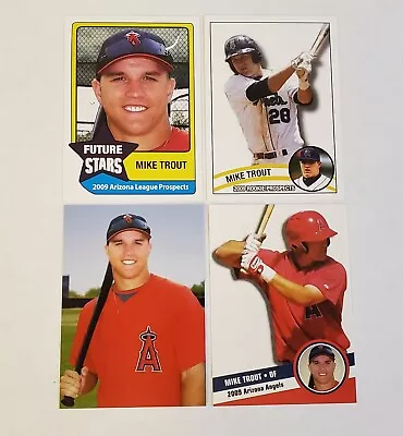 (4) Different 2009 Rookie MIKE TROUT Los Angeles Angels • $6.99