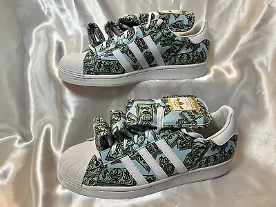 Adidas Jeremy Scott Money Superstar Shoes Men Size 12 US New W/o Box HP 6596 • $55