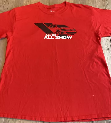 Volkswagen GTI Driver Gear All Go All Show Red Short Sleeve T Shirt L (READ)👇 • $13.99