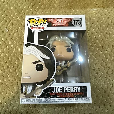 Funko Pop! Rocks: Aerosmith Joe Perry Vinyl Figure 173 - 4  Bobble-Head New • $10