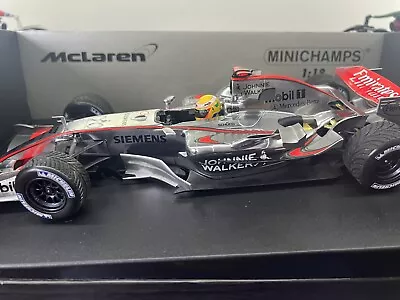 Lewis Hamilton Minichamps McLaren 1:18 'First Roll Out' Silverstone Test 2006 F1 • £150