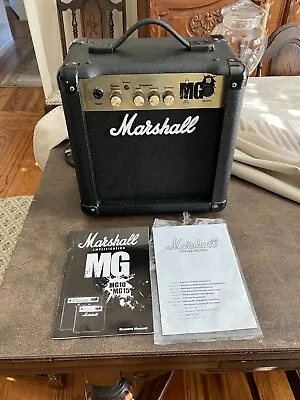 Marshall MG10-U Amplifier With Microphone And Assorted Cables • $60