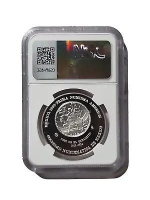 1993 Mo MEDAL NUMISMATIC SOCIETY AG PESO CABALLITO PROOF NGC PF65 ONLY 150 RARE • $1100