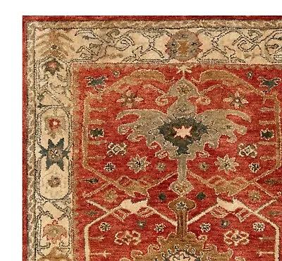 Channing PB Traditional Style Red Handmade Tufted 100% Woolen Area Rugs & Carpet • $474.05