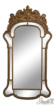 61821EC: LABARGE Vintage Italian Gold Decorator Mirror	 • $1095