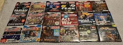 PC Gamer DEMO Disc LOT Of 20 + Xbox And PlayStation 2 RARE CD-ROM • $30