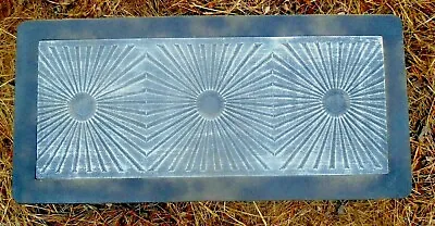 Sunburst Bench Top Concrete Mold .150 Abs Plastic Mould   31  X 14  X 2.5  Thick • $149.95