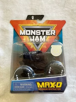 Monster Jam Spin Master Max D (black) 1/64 Scale- In Packaging With Poster • $29.99