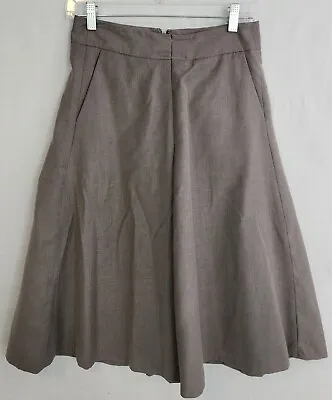 Merona Womens Skirt Flare Size 6 Gray  • $18
