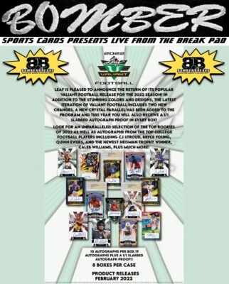 $1.49 • Buy Green Bay Packers 2022 Leaf Valiant Football Hobby 4-Box Break 2
