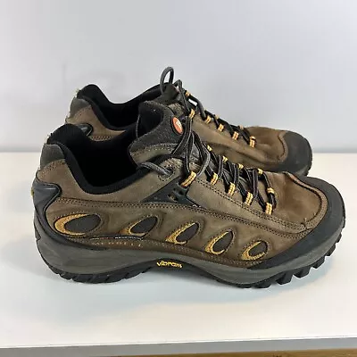 Mens Merrell Vibram Radius 10 Outdoor Hiking Boots Hunting Used • $53.10