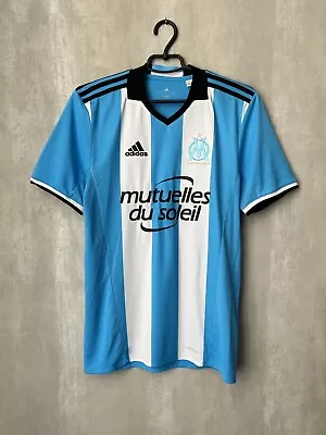 Olympique De Marseille 2016 2017 Third Football Shirt Jersey Adidas AI8138 Sz S • $24.99